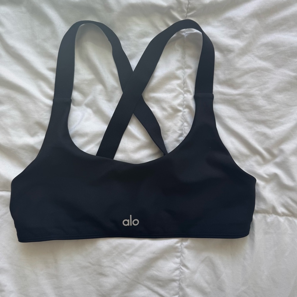 ALO Yoga Black Sports Bra